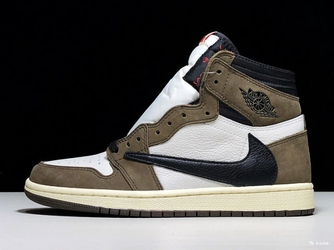 Rep TBK Air Scott OG 'Mocha' - 1 High Travis Retro x CD4487 Jordan 100 0708